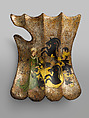 Shield for the Field or Tournament (Targe), Wood, leather, linen, gesso, pigments, silver, German