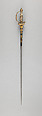 Smallsword, Steel, silver, gold, wood, textile, French