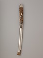 Mounting for a Dagger (Koshigatana), wood, silver, Japanese