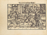Gründtliche Beschreibung der freyen ritterlichen unnd adelichen Kunst des Fechtens in allerley gebreuchlichen Wehren mit vil schönen und nützlichen Figuren gezieret und fürgestellet (A Thorough Description of the Free Knightly and Noble Art of Fencing, in All the Typical Guards, Adorned and Arranged with Many Beautiful and Useful Figures), Joachim Meyer (German, active 16th–17th century), Ink, paper, German, Strasbourg