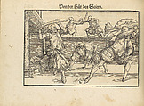 Gründtliche Beschreibung der freyen ritterlichen unnd adelichen Kunst des Fechtens in allerley gebreuchlichen Wehren mit vil schönen und nützlichen Figuren gezieret und fürgestellet (A Thorough Description of the Free Knightly and Noble Art of Fencing, in All the Typical Guards, Adorned and Arranged with Many Beautiful and Useful Figures), Joachim Meyer (German, active 16th–17th century), Ink, paper, German, Strasbourg