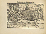 Gründtliche Beschreibung der freyen ritterlichen unnd adelichen Kunst des Fechtens in allerley gebreuchlichen Wehren mit vil schönen und nützlichen Figuren gezieret und fürgestellet (A Thorough Description of the Free Knightly and Noble Art of Fencing, in All the Typical Guards, Adorned and Arranged with Many Beautiful and Useful Figures), Joachim Meyer (German, active 16th–17th century), Ink, paper, German, Strasbourg