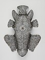 Shaffron (Horse's Head Defense), Steel, brass, leather, Italian, probably Brescia