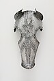 Shaffron (Horse's Head Defense), Steel, brass, leather, German, Augsburg