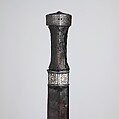 Sword and Scabbard, Iron, gold, silver, wood, ray skin, leather, Southern or eastern Tibetan