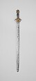 Sword (Ral gri), Iron, steel, gold, silver, Tibetan or Chinese