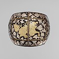 Knee or Shoulder Defense, Iron, gold, silver, possibly Mongolian or Chinese
