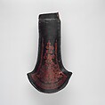 Lower Half of a Quiver, Leather, shellac, gold, pigments, Tibetan or Mongolian