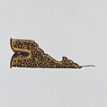 Curved Sword and Matching Scabbard Mounts, Steel, iron, gold, wood, ray skin, hilt and scabbard mounts, Tibetan; blade, Indian