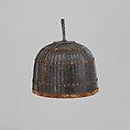 Lamellar Helmet, Iron, leather, probably Mongolian or Tibetan
