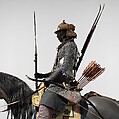 Armored Cavalryman, Steel, iron, gold, silver, copper alloy, brass, wood, leather, textile, bone, horn, silk, hair, turquoise, lead, Tibetan, and possibly Bhutanese and Nepalese