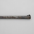 Musket Barrel, Iron, gold, silver, Tibetan