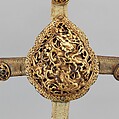 Bridle and Matching Crupper Straps, Iron, leather, gold, textile, Tibetan