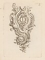 Nouveaux Ornemens D'Arquebuseries, Gilles Demarteau (French, Liège 1722–1776 Paris), Ink on paper, French, Paris