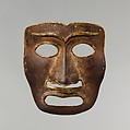 War Mask, Iron, copper alloy, Mongolian or Tibetan