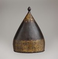 Helmet, Steel, gold, copper alloy, Turkish