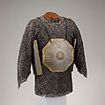 Cuirass (<i>Char-aina</i>) with Mail Shirt, Steel, iron, gold, leather, textile, cuirass, Iranian; mail shirt, Iranian or Indian