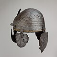 Helmet, Steel, iron, copper alloy, Indian, Deccan, probably Bijapur (Vijayapur)