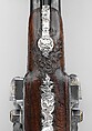Pair of Double-Barreled Flintlock Pistols, François-Alexander Chasteau (French, Paris, recorded 1741–84), Steel, silver, gold, wood (walnut), whalebone, French, Paris