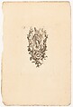 Nouveaux Ornemens D'Arquebuseries, Gilles Demarteau (French, Liège 1722–1776 Paris), Ink on paper, French, Paris