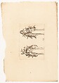 Nouveaux Ornemens D'Arquebuseries, Gilles Demarteau (French, Liège 1722–1776 Paris), Ink on paper, French, Paris