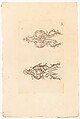 Nouveaux Ornemens D'Arquebuseries, Gilles Demarteau (French, Liège 1722–1776 Paris), Ink on paper, French, Paris