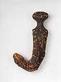 Dagger (Jambiya) with Scabbard and Fitted Storage Case, Steel, silver, wood, textile, gold, Arabian, Medina