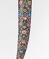 Dagger with Sheath, Steel, copper alloy, enamel, gold, glass, Iranian