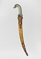 Dagger with Sheath, Steel, nephrite, gold, emerald, ruby, diamond, sapphire, jade, Hilt, Indian, Mughal; blade and sheath, Turkish, Ottoman
