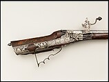 Wheellock Gun, Steel, wood, German, Dingolfing, Bavaria