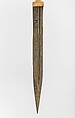 Dagger, Steel, brass, ivory, Circassian
