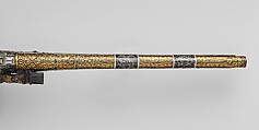 Miquelet Pistol, Steel, wood, silver, copper alloy (niello), Caucasian, Tbilisi, Georgia, or Dagestan