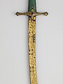 Saber, Steel, gold, fish skin, wood, Turkish, probably Istanbul