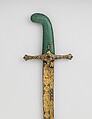 Saber, Steel, gold, fish skin, wood, Turkish, probably Istanbul