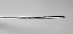 Saber, Steel, horn, gold, hilt, Turkish or North African; blade, Iranian