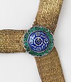 Sword (Shamshir) with Scabbard and Belt, Steel, gold, ivory, wood, enamel, velvet, silver, textile, hilt, scabbard, and belt, Indian; blade, northern India