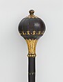 Mace, Steel, gold, silk, North Indian or possibly Deccan