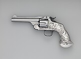 Smith and Wesson .44 New Model No. 3 Single-Action Revolver, serial no. 25120, Smith & Wesson (American, established 1852), Steel, silver, nickel, American, Springfield, Massachusetts and New York