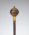 Mace, Steel, gold, silk, North Indian or possibly Deccan