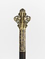 Mace, Silver, copper alloy (niello), leather, wood, Turkish