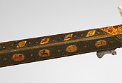 Matchlock Gun, Steel, iron, wood, ivory, gold, silver, copper alloy, pigment, Indian, Rajasthan, possibly Gwalior