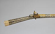 Flintlock Rifle, Steel, silver, niello, gold, ivory, Caucasian, Kubachi, Dagestan