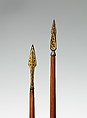 Two Arrows, Wood, textile, lacquer, steel, gold, copper alloy, Turkish or Iranian