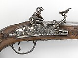 Pair of Snaphaunce Pistols, Wood (walnut), steel, Italian, Bologna