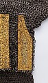 Shirt of Mail and Plate of Emperor Shah Jahan (reigned 1624–58), Steel, iron, gold, leather, Indian