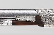 Miquelet Rifle of Ali Pasha, Steel, wood, silver, copper alloy, textile, lock and stock, Algerian; barrel, European