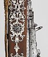Miquelet Rifle of Ali Pasha, Steel, wood, silver, copper alloy, textile, lock and stock, Algerian; barrel, European
