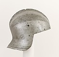 Bowl of a Sallet, Steel, gold, Italian, probably Milan