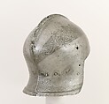 Bowl of a Sallet, Steel, gold, Italian, probably Milan