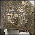 Burgonet, Steel, gold, silver, textile, Italian, Milan
